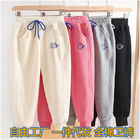 Clothing manufacture in china 130cm 140cm 150cm Girls Pure Cotton Pants Soft Motion Pants