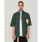 ISO9001 Fashion Casual OEM Cotton Plain Men Shirts Short Sleeve
